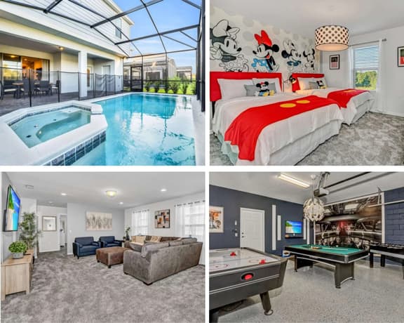 Big Screen-Gameroom-Private Pool-6mi 2 Disney-8911 - Image 1