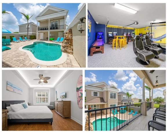 Minions - Arcade - Guest House - Villa - Pool & Spa 7521 - Image 1